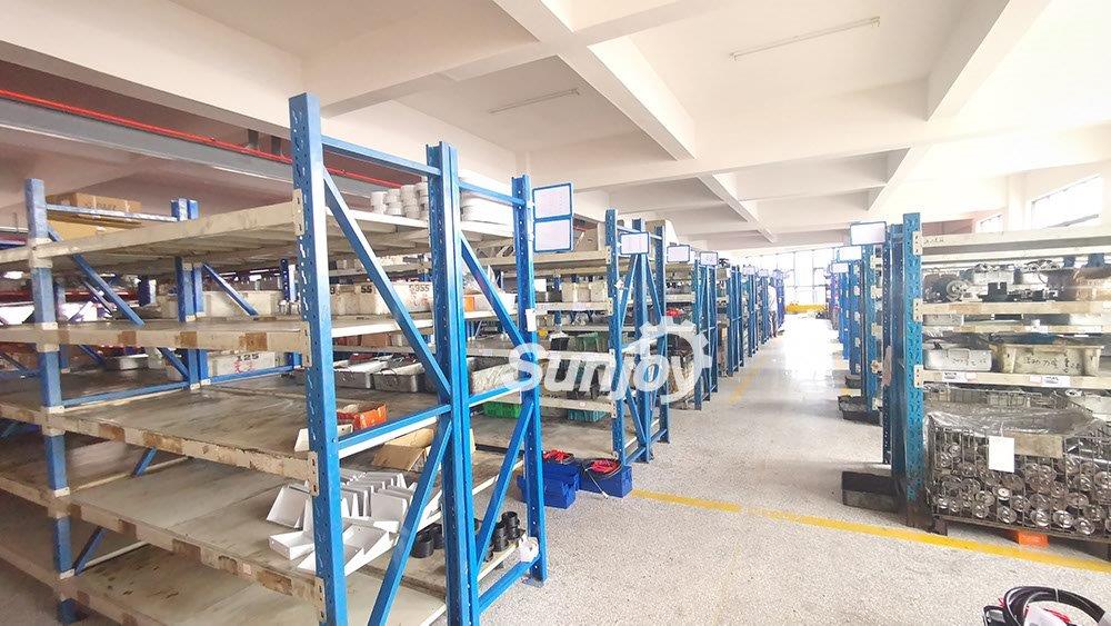 Organized Warehouse with Ready Inventory