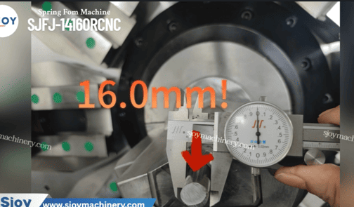 SJOY 14-Axis 16.0mm CNC Camless Spring Machine - Heavy Load Wire Forming