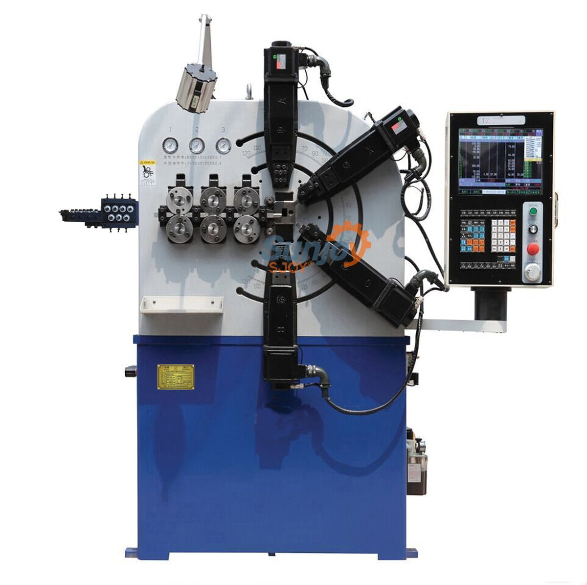 SJOY CNC Spring Coil Machine - 2 to 7 Axis, wire diameter 0.1-23.0mm