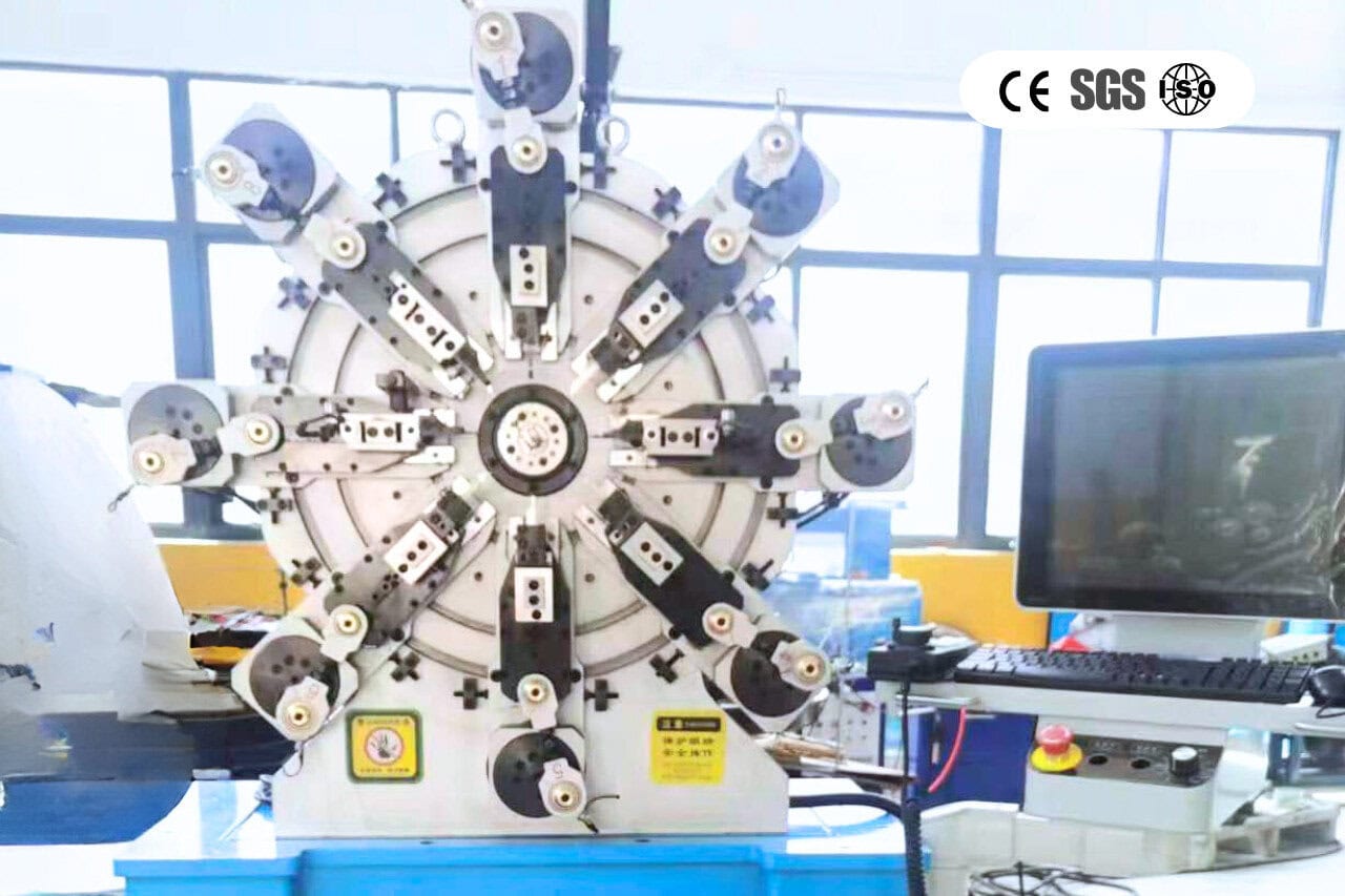 SJOY Camless Spring Machine Without Wire Rotary - 10-14 axis flexible configuration for standard spring production